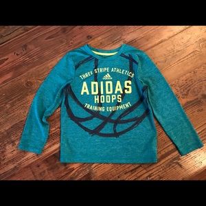 Boys Adidas size 6 long sleeve shirt